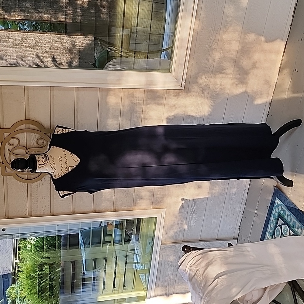 J. Jill Navy maxi dress NWT.